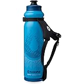 HydraPak Tempo Pro 525ml - Handheld Running Squeeze Bottle for Training and Race Day Hydration with Removable Strap (525ml/17oz) - Blue