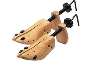 CARTENER 2 Way Shoe Stretchers for Men Women Large Size 9-14 Wide One Pair - Men Dress Shoes Stretcher 10 11 12 13 - XL Shoe Tree Stretcher for Men - Shoe Widener Stretcher for Women - Shoe Expanders Enlarger