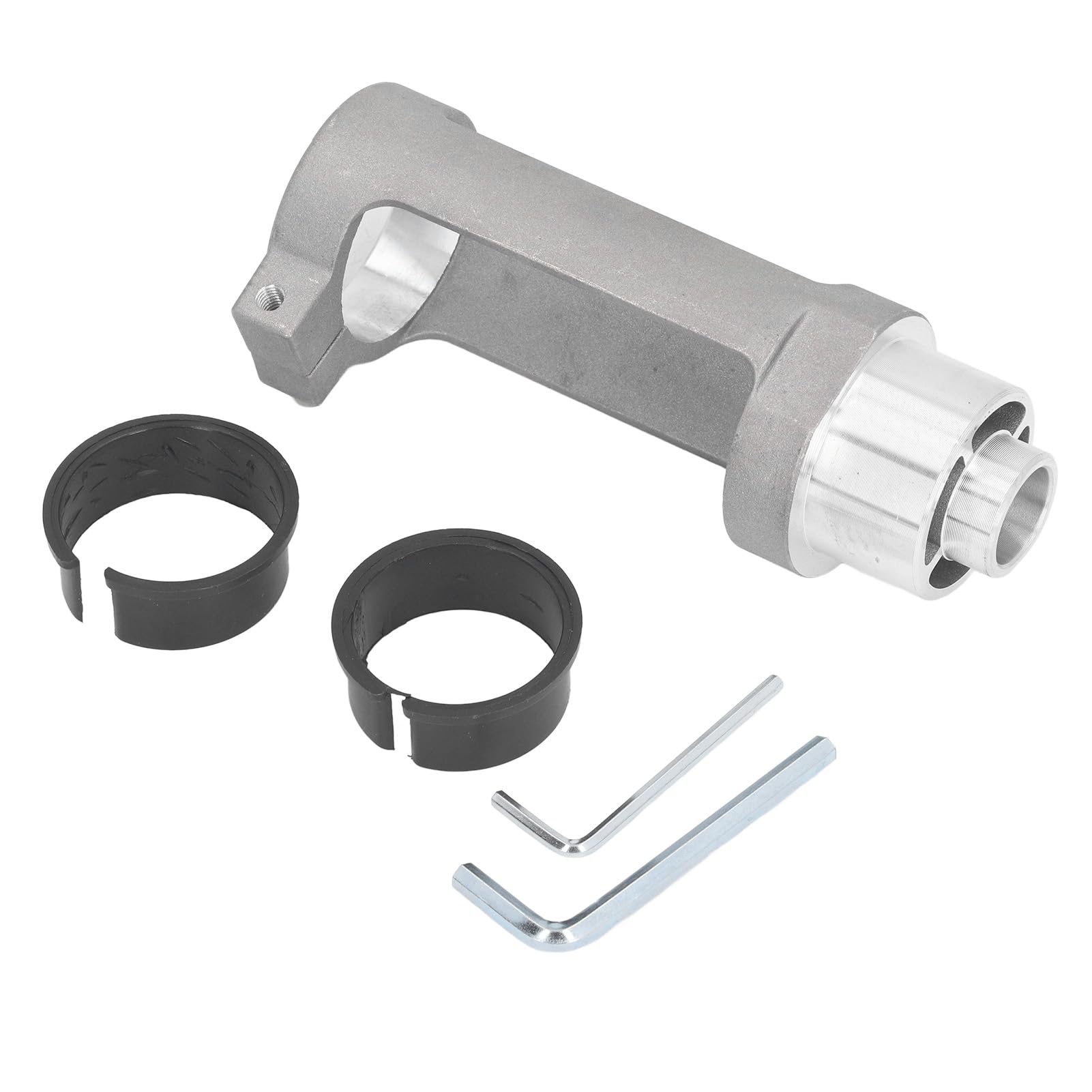 Square Hole Drill Bit Adapter, Woodworking Mortise Square Drill Bit Adapter, Aluminium Portable Drill Press Drill Bit Adapter Mortising Attachment for Construction Installation