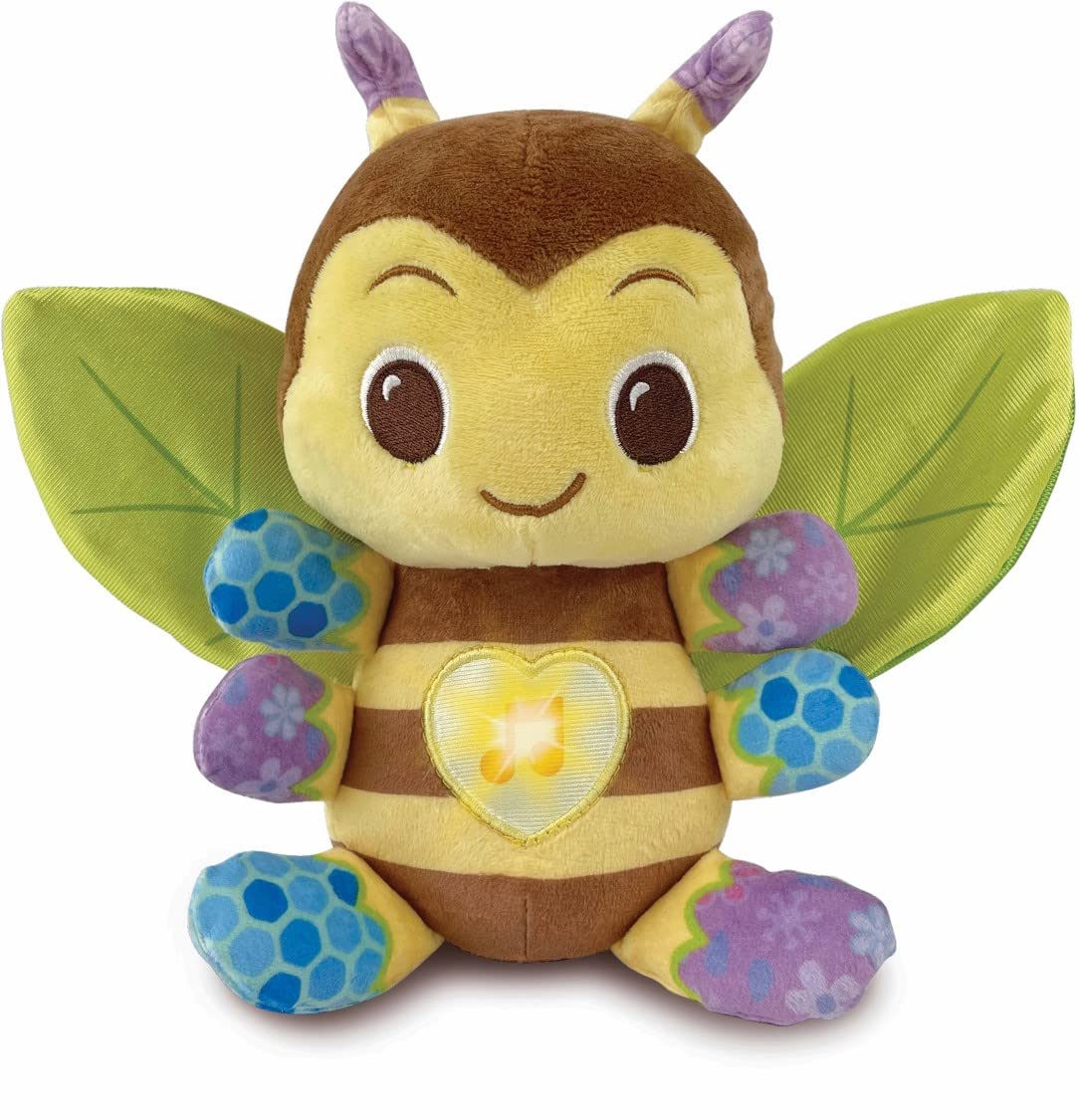 VTech Busy Musical Bee | Interactive & Sensory Cuddly Toy with Lights & Music | Suitable for Ages 3-24 Months | English Version
