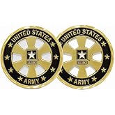 EAGLE CREST United States Army Wheel Cut-Out Challenge Coin