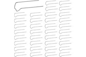 CAIQICOME Floral Pins Greening Pins 1.7 Inch Floral U Pin Fern Plant Pin for Indoor Foam Plant for Soil Floral Picks for Bouquet Straw Wreaths Making Flower Arrangements DIY Sewing 100 Pcs