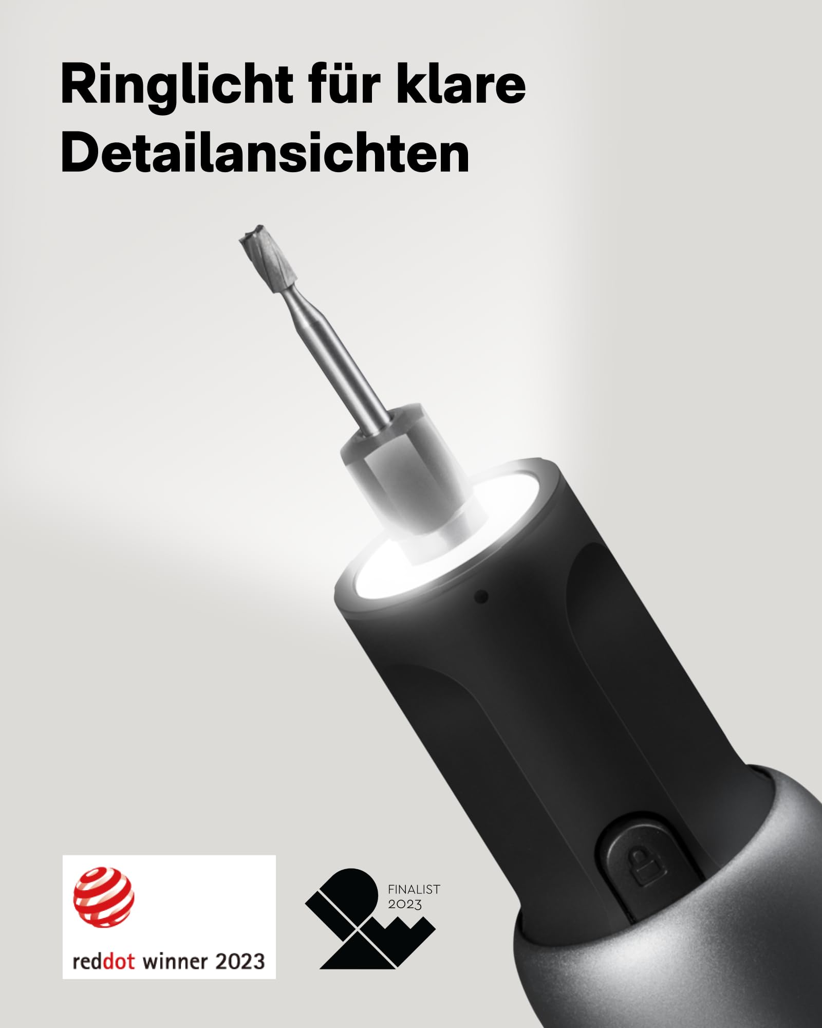 HOTO Akku Multifunktionswerkzeug 4V, 35 Drehwerkzeug Zubehörset, 2000mAh Rotationswerkzeug 5 Gang, Drehzahl 5000-25000 U/min, Typ-C, LED Ringlicht Schnitzen/Gravieren/Schleifen/Schneiden/Polieren 6