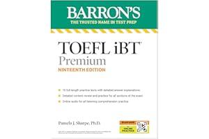 TOEFL, iBT Premium, Nineteenth Edition: Prep Book with 10 Practice Tests + Comprehensive Review + Online Audio (2026)