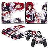 EBTY-Dreams Inc. - Sony Playstation 4 Slim (PS4 Slim) - High School DxD Anime Rias Gremory, Akeno Himejima & Koneko Vinyl Skin Sticker Decal Protector