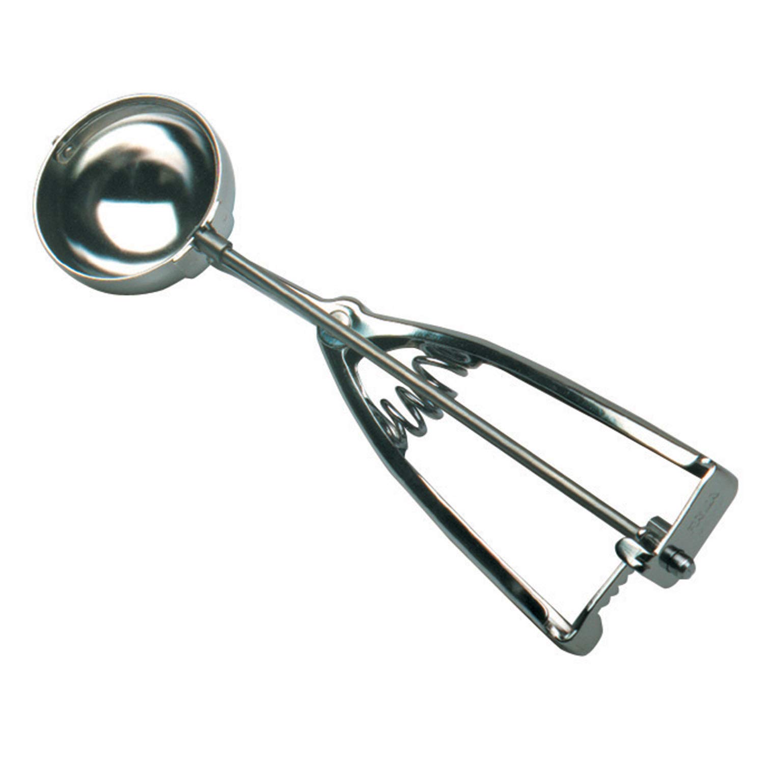 Piazza 030024 Ice-Cream Scoop, 5.5 cm Diameter, 1/24 litres Capacity, Stainless Steel, Silver