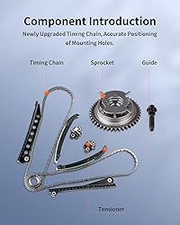 ECCPP Timing Chain Kit fit 2005-2008 for ford for