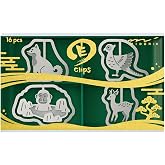 Midori 43267006 Etching Clips, Japanese Animal Pattern