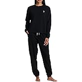 U.S. Polo Assn. Women's 2-Piece Lounge Pajama Set Valentines Gifts for Her