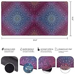Hapinest Colorful Vibe Large Extended Mousepad for
