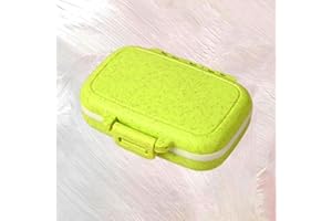 Pill Organizer Moisture Proof Small Pill Case Travel Pill Box 3 Compartments Daily Container Portable Mini Medicine Box for F