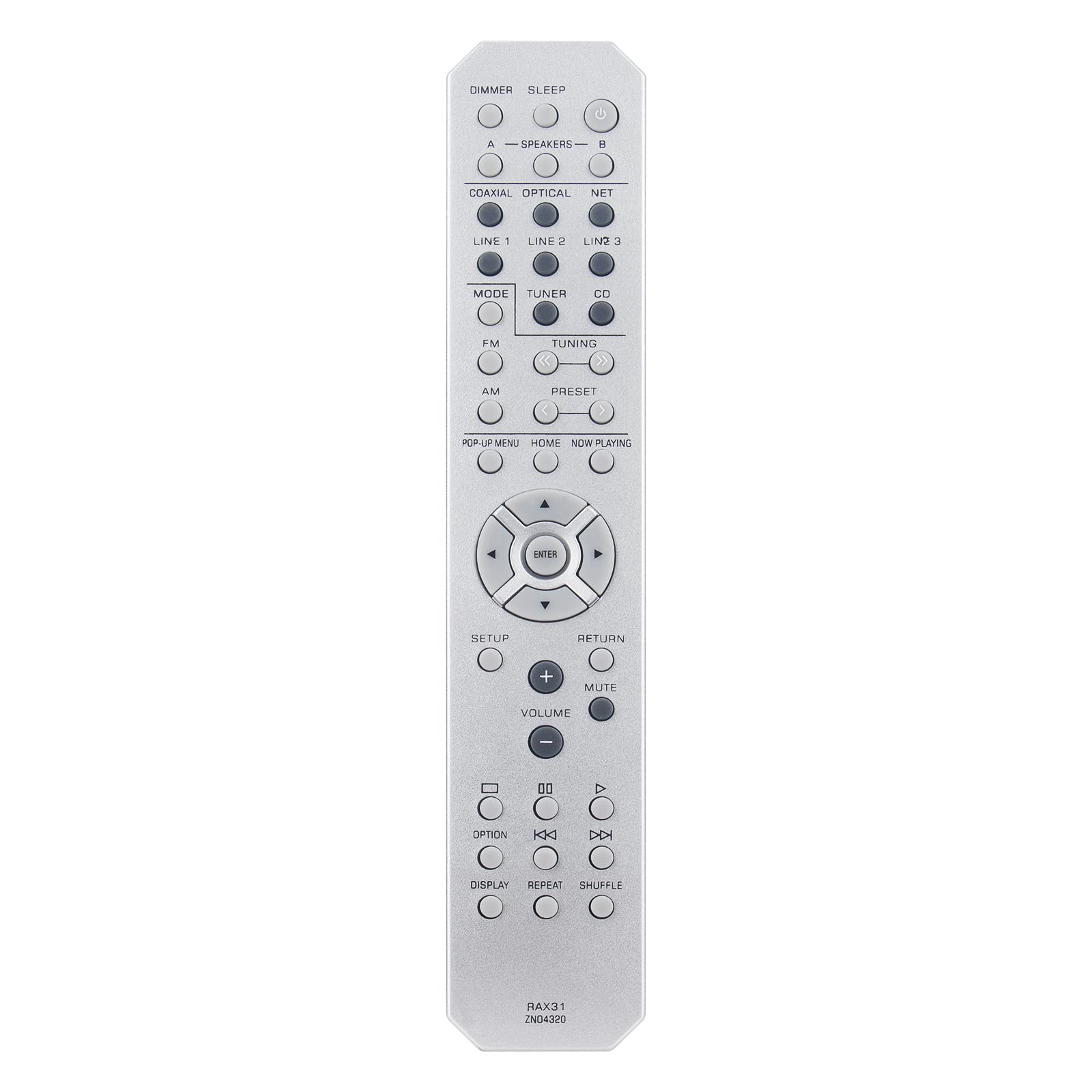 Replacement Remote Control Fit for Yamaha Network Receiver R-N301 Remote RAX31 ZN04320