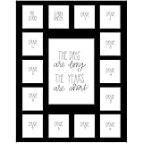 School Days Picture Mat with Multiple Openings–School Years Photo Collage – The Days Are Long Picture Mat - No Frame - 1 Pre-