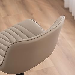YOUTASTE Khaki Bar Stools Set of 2 Modern Faux