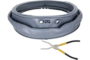 DIQZUUX MDS47123608 Washer Door Boot Gasket,Replacement for lg and Kenmore,Washer Door Boot Seal Fit for WM4270HVA,WM8000HWA,WM8100HWA,WM4070HVA,PS6448330,AP5668418,2673936 (MDS47123608)