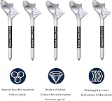 Vinuwu 10 Pcs Golf Tees Unbreakable 10 Degree Plastic Golf Tees view 6