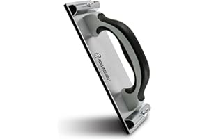 ROLLINGDOG Drywall Hand Sander - Use with 9x11" Standard Sandpaper Sheets, EVA Foam Float Sponge with Rubber Gripped Handle, 