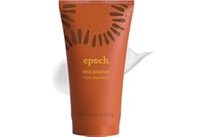 Nu Skin Epoch Sole Solution Foot Treatment | Intensive Moisturizing Cream for Dry Feet, Rough Skin & Heels | Softens Calluses With Natural Papain, Urea, Baobab & Allantoin | 4 oz | 1 Pack