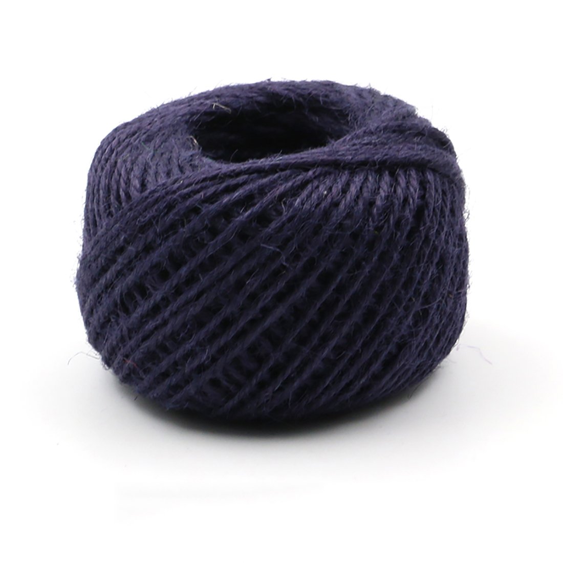 Jute Twine Rope, Navy Blue Jute String, Twine String for DIY Crafts, Christmas Decoration, Embellishments（Navy Blue）