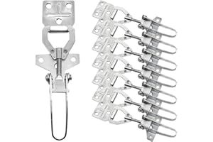 TIDTALEO 8pcs Adjustable Beehive Box Buckle Connector Clamp Latch with Lock for Beekeeping Hive Farm Tools