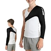 ComfiTECH Youth Shoulder Arm Ice Pack Wrap for Pitchers, Ice Arm Sleeve, S | Flexible Shoulder Ice Brace for Arm &amp; Elbow, Cold Gel Application for Volleyball Player, Athlete &amp; Throwing Recovery