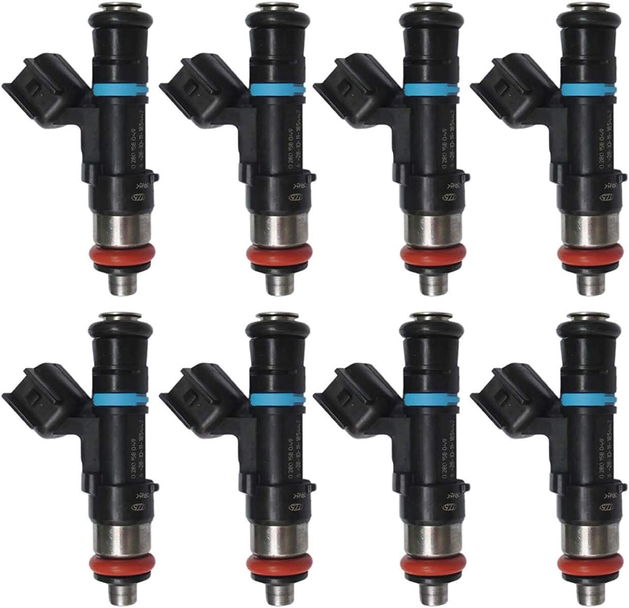 8x New 32lb Fuel Injectors 0280158049 For Bosch GM LS2 6.0L Pontiac GTO C6 Corvette CTS-V