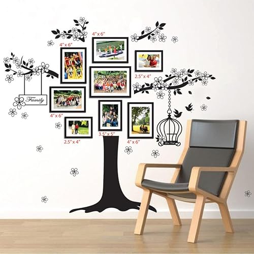 Walplus Wall Stickers Photo Frame Removable SelfAdhesive Mural Art
