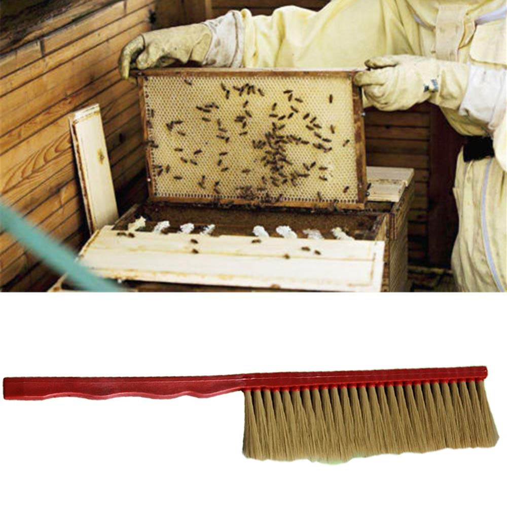 TF Beekeepers Bee Brush Wooden Handle Bristles Beekeeper Tool