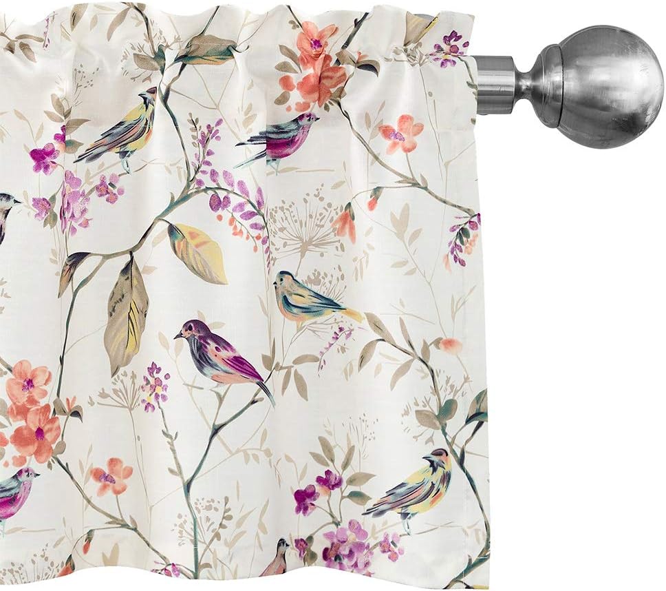 Best Purple Kitchen Window Curtains Set