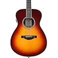 Yamaha L-Series Transacoustic Guitar with Hard Gig Bag- Concert Size, Brown Sunburst