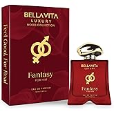 BELLAVITA Luxury Mood Collection FANTASY Perfume for Men 100ml | Pheromone Inspired Technology Long Lasting Fragrance | Notes of Orange, Vetiver and Saffron | Floral, Spicy Premium Fragrance