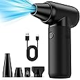 Compressed Air Duster-3 Gears 180000RPM Electric Air Duster for Deep Cleaning Keyboard&PC-Adjustable Rechargeable Cordless Jet Dry Blower Air Blower for Home and Car-Replaces Compressed Air Cans