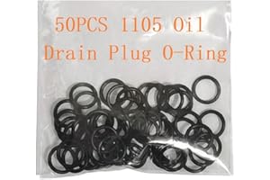 SHONEE 11105 O-Ring Replacement for Harley Davidson Oil Drain Plug Oring (50PCS)