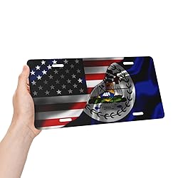 American Flag and Belizean Belize Flag License