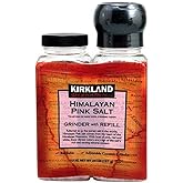 Kirkland Signature Himalayan Pink Salt, Grinder with Refill, 26 oz