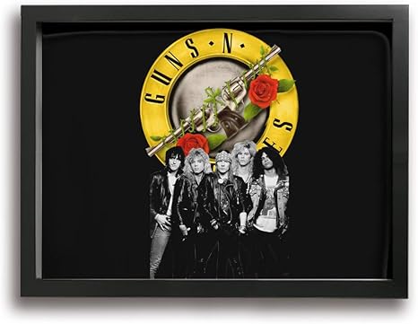 Amazon Co Jp Guns N Roses ガンズ アンド ローゼズ メンバーイラスト アートパネル 壁掛け 写真を絵画ポスター キャンバスポスター 映画版画 壁飾り ソファー背景壁 現代の壁アート フレーム インテリア絵画 木製の壁掛け 美しい 長方形 木枠付き 花 風景画 現代 壁の