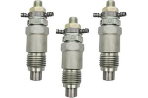 Amrxuts 3pcs 15221-53200 Diesel Fuel Injectors for Bobcat Excavator Kubota Tractor Kubota Engine D750 D850 D950 D1302 D1402 D