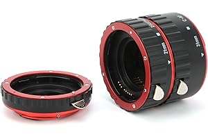 Alloy Auto Focus AF Macro Extension Tube Ring Set 13mm+21mm+31mm for EF EF-S Lens DSLR Camera 5D4//5DS
