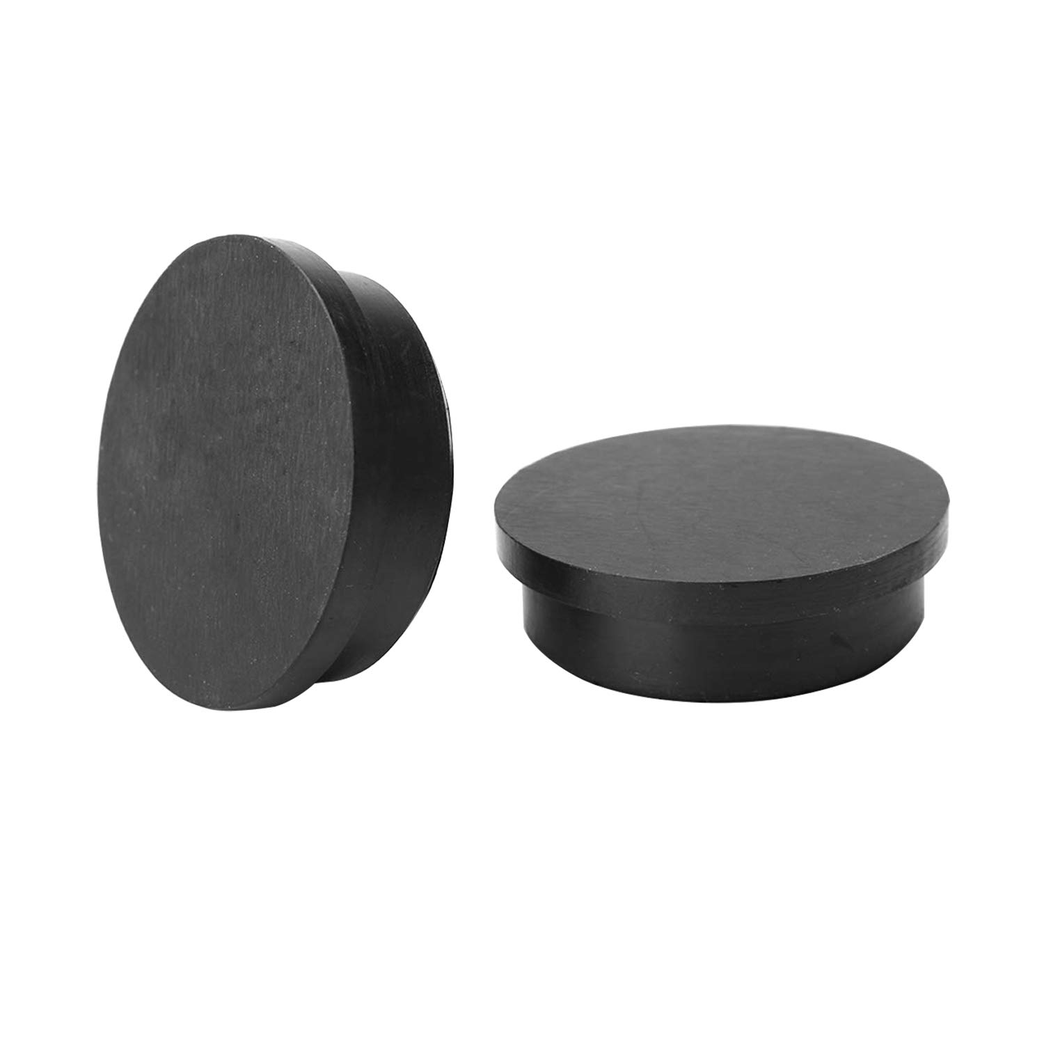 NS 4PCS Chassis Frame Tube Hole Cover Plugs For Jeep Wrangler JK 2007 2017 Black
