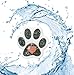 SlipRx USA Nonslip Bathtub Stickers Safety Adhesive Paw Print Treads | Large Decal Surface Area Shower Grip - 4