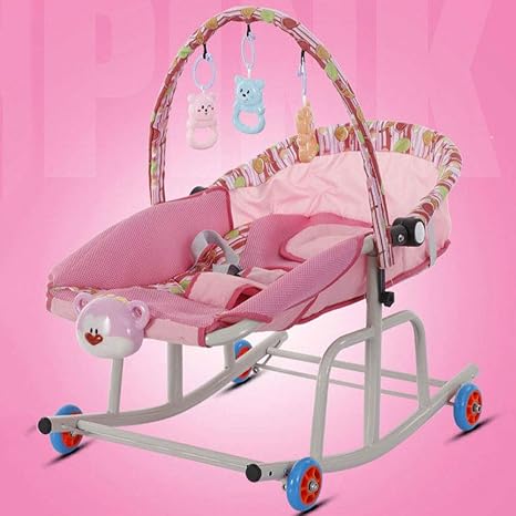 pink baby swing chair