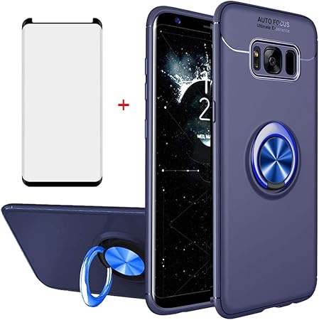 Amazon Co Jp Galaxy S8 Plus ケース S8 フィルム 保護フィルム ガラスフィルム Samsung ギャラクシーs8プラス Galaxys8プラス ガラス ギャラクシー S 8 S8plus ギャラクシーs8 プラス Galaxys8plus Case Sc 03j Sc03j Scv35 S8プラス カバー リング リング付き 車載