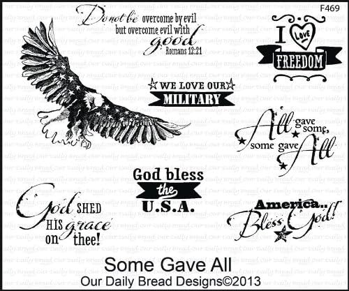 Our Daily Bread Cling Stamps - Some Gave All