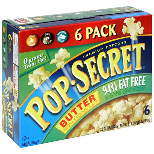 Betty crocker pop Secret microwave popcorn premium Butter #2 (016000451803)