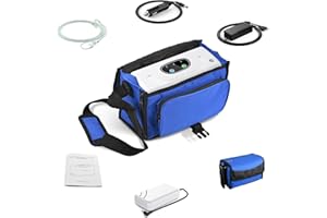 MANITAN Portable Oxygen Concentrator for Travel,3L Oxygen Generator,3.3lbs Oxygen Machine with Complete Accessories&Timer Function