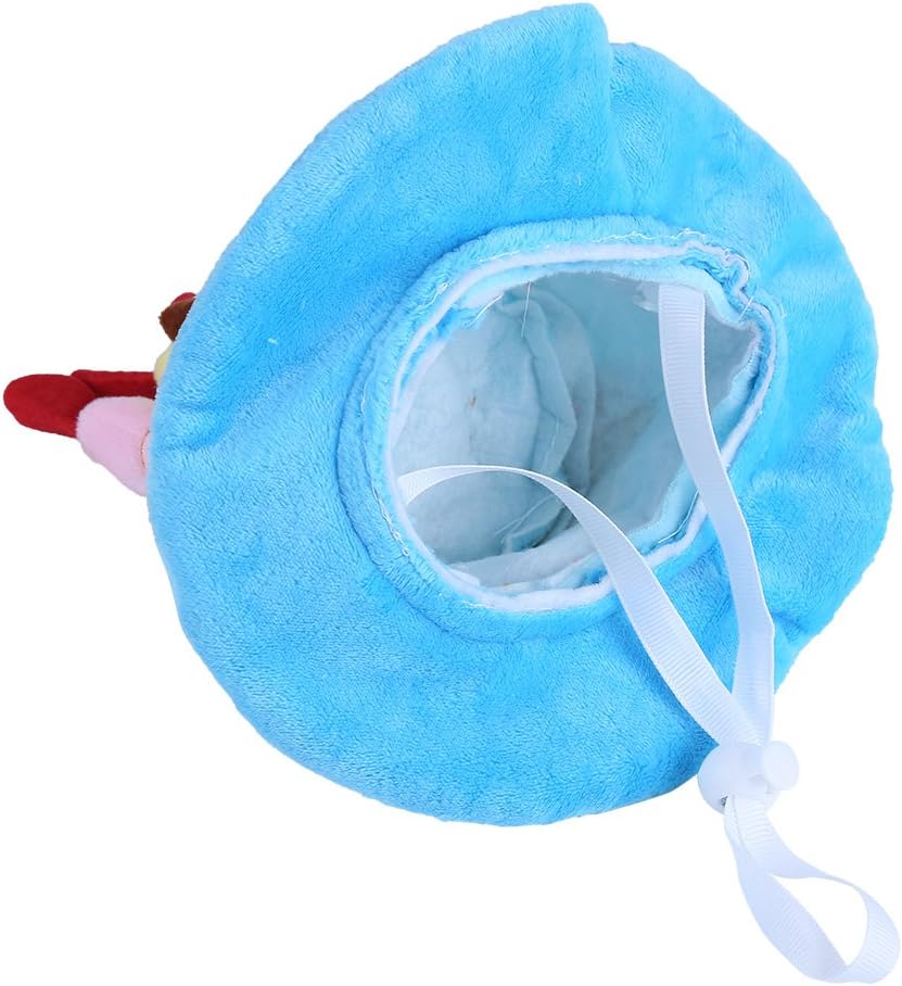 Fdit Pet Birthday Party Hat Cat Dog Colorful Candles Party Hat with Cake Pet Costume Accessory for Dogs Cats Small Animals (Blue) - Image 4