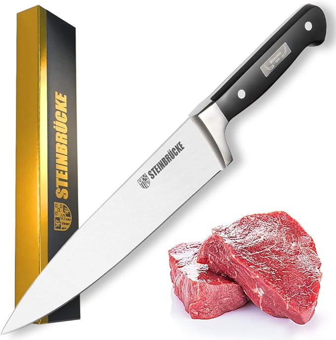 Chef Knife 8 Inch, STEINBRÜCKE Cook's kitchen Knife German