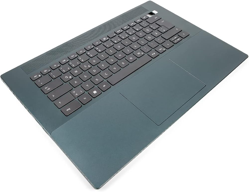Dell Inspiron 7620 Palmrest Touchpad German Keyboard Dark Green 0RYX3M 3X8YH