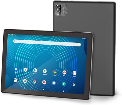 PRITOM 10 Inch Android 12 Tablet 3GB RAM 64GB Storage Quad Core WiFi HD IPS