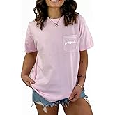 Breastfeeding Shirts for Women Mama Zipper Nursing Tops Distressed Maternity Tees Pregnancy Clothes with Pocket